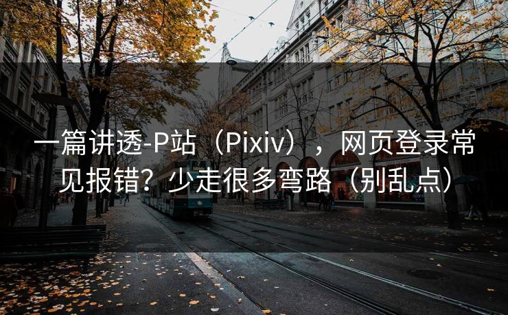 一篇讲透-P站（Pixiv），网页登录常见报错？少走很多弯路（别乱点）